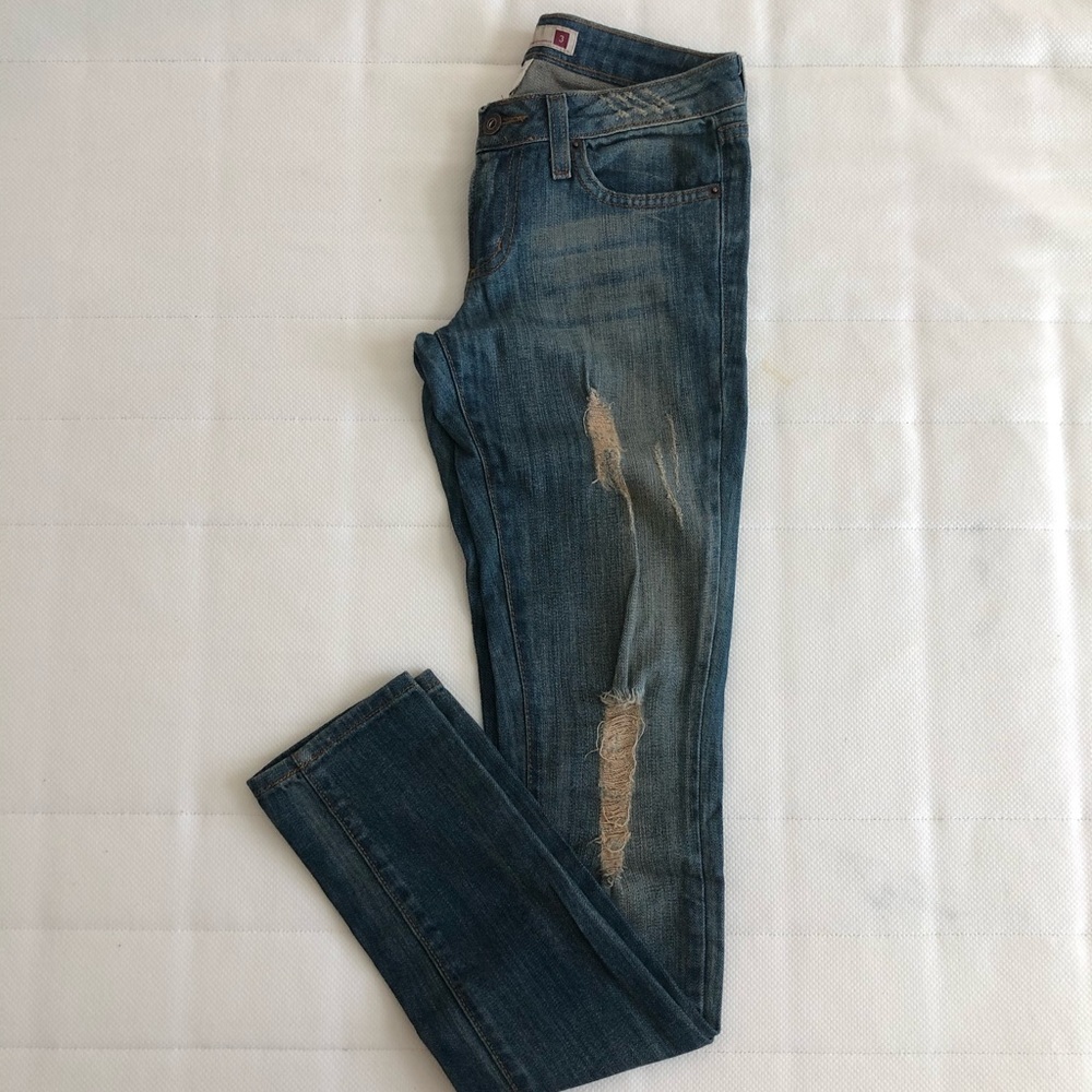 distressed denim